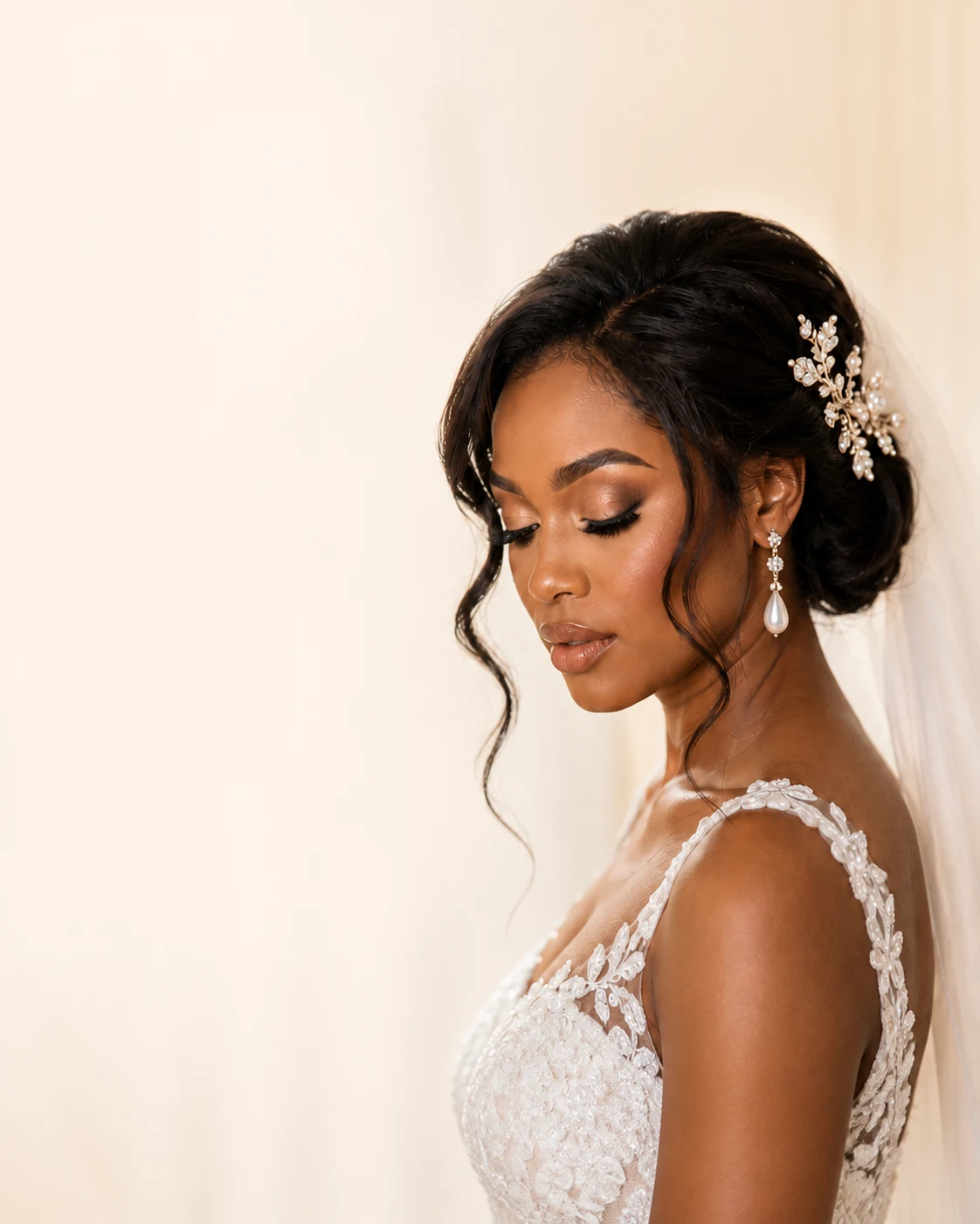 Soft bridal radiance